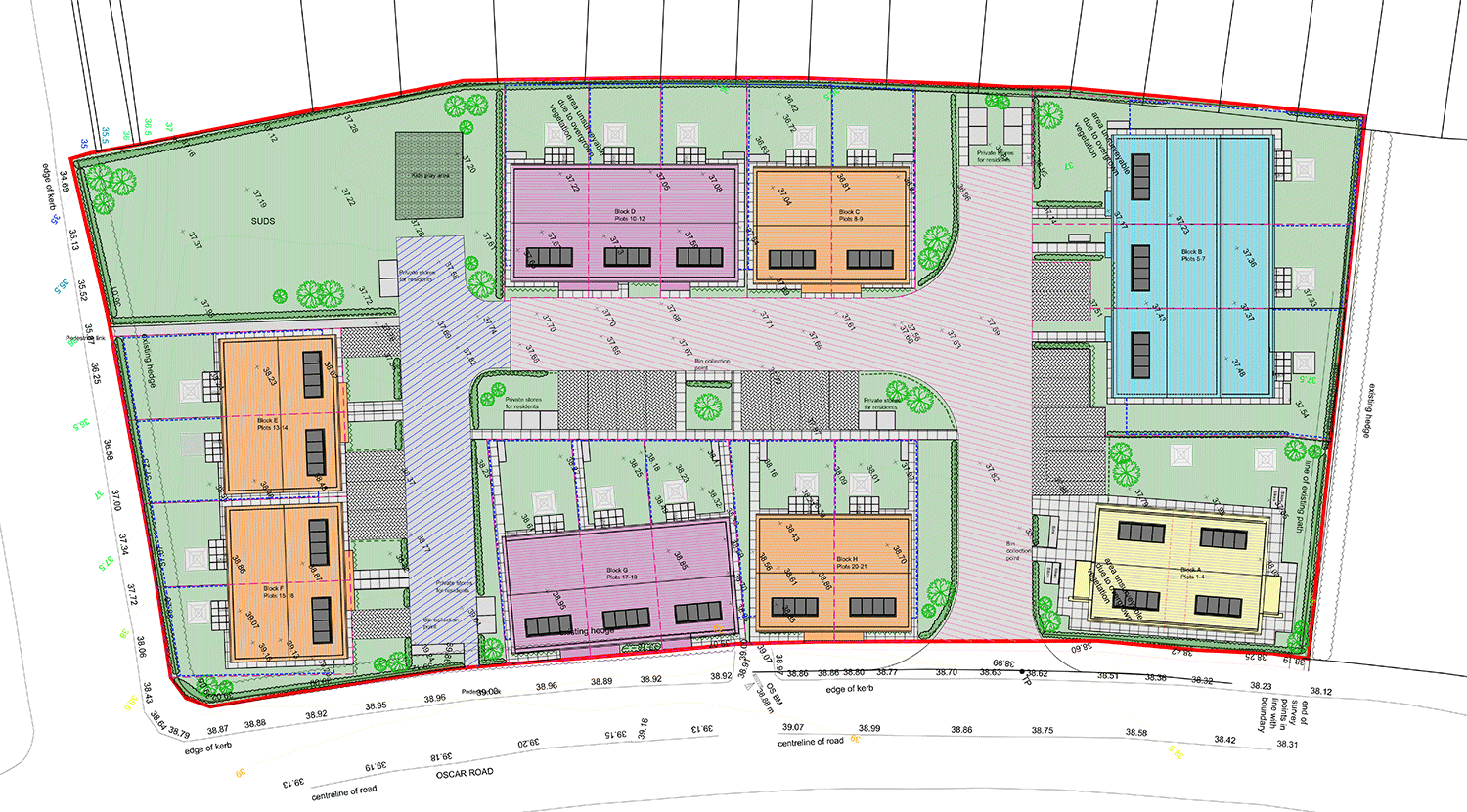 Oscar Road Site Plan